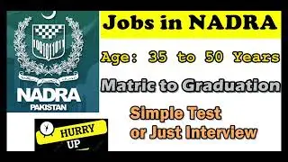 Latest Jobs in NADRA 2023 | NADRA Jobs Apply Online | NADRA Job Advertisement | Today all jobs