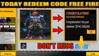 Free Fire Redeem Code Today | Redeem Code Giveaway | Street Boy Bundle Redeem Code Today | Redeem FF