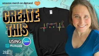 Canva Design Tutorial For Print On Demand Shirts- Plus 5 Bonus Niches🔥🔥🔥