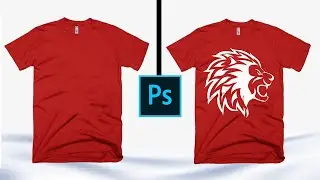 How to aad logo on t shirt in photoshop tutorial