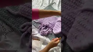 Вязание большое и маленькое. Крючок 0,5 и 8 #амигуруми