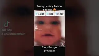 Techno Bobasek w akcji! #techno #baby #bass