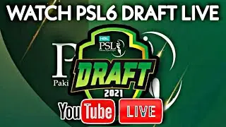PSL6 2021 Draft Watch Live On YouTube | PSL 6 All Players Drafts Live Broadcast | HBL PSL VI 2021