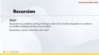 JavaScript Algorithms - 11 Recursion #javascript