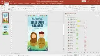 Gratis Desain Reels  DanTwibbon Hari Guru Nasional 2022 Editnya Cuma Pakai Power Point