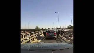 When a trucker decides you’re not taking his rig