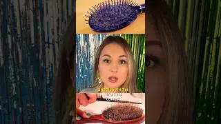 Что на твоей расческе? Чем ее мыть? #lifehacks #расческа #волосы