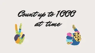 ЧЕЛЛЕНДЖ считаю до 1000 за 1 раз.