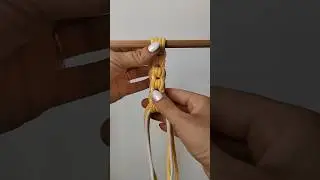 Makramé minta készítés / macrame pattern for beginners / #macrametutorial