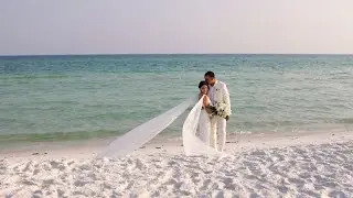 Gulfarium Wedding Sneak Peek // Noelie + Zachary // Fort Walton Beach, FL