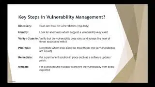 Vulnerability Management - How to Reduce Risk in 2019 (Webinar)