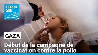Début de la campagne de vaccination contre la polio dans le centre de la bande de Gaza