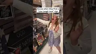 It’s like they can’t resist. #karen #karensinthewild #karensgonewild #livelaughlove #funny