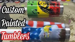 Custom Painted Tumblers