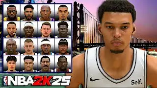 BEST Victor Wembanyama Face Creation in NBA 2k25!