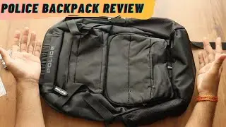 POLICE 30L Laptop Backpack Unboxing and review | SuperDuper Unboxing