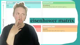 Eisenhower Matrix isn't Effective?? | Time Management Trials Vlog ✨