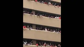 Lady drops hat at Houston Astros World Series Parade 😯😥