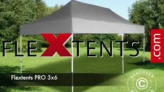 Pop up gazebo FleXtents PRO 3x6 m, Grey