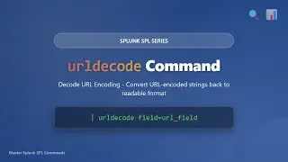 Splunk SPL urldecode Command Tutorial - Decode URL Encoded Strings for Web Log Analysis