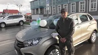 Вручение автомобиля победителю викторины «Уютный Ямал»