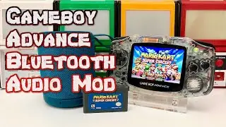 How to Bluetooth Audio Mod a Gameboy Advance Console for Headphones Speakers 