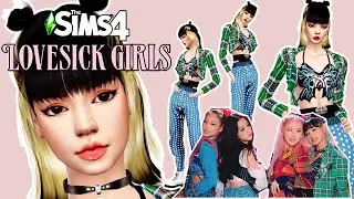 BLACKPINK Lisa ‘Lovesick Girls’ CAS + CC Download | 블랙핑크 리사 심만들기 + CC 다운로드 [SIMS 4]