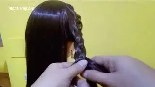 easy braid ponytail #hair #shorts #hairstyle