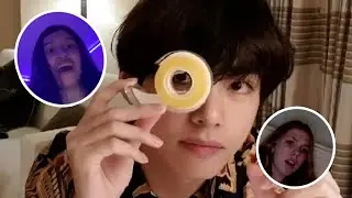 BTS V FUNNY MOMENTS ON OMEGLE PRANK  🤣