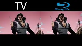 JJBA Part 3 Ep 16-18 TV vs Blu ray