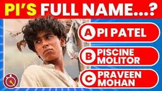 Life of Pi Quiz 🐅🌊 | How Well Do You Know Pi's Epic Story?