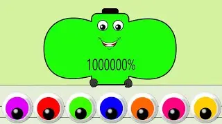 Battery overcharged Eating by Giant Rainbow 🌈 Eye balls | ASMR Mukbang animation