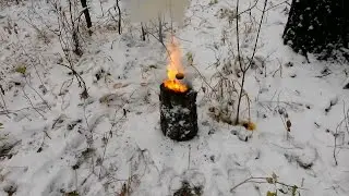 Неудачный тест дымовухи из 4,5 газеты и аммиачной селитры 30% с запалом из АП и ПМ и фитилям с ПМ