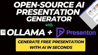 Presenton: Forget PowerPoint! This Open-Source AI Makes Slides for You|FULLY LOCAL + OLLAMA  