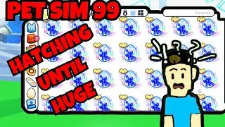 Hatching STARGAZING EGGS Until we get HUGES in Pet Simulator 99
