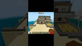Modern house in Minecraft #minecraft #mc #minecraftbuilding