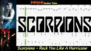Rock You Like A Hurricane - Scorpions - Guitar + Bass TABS Lesson
