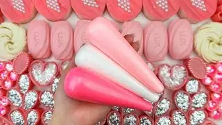 ASMR★Soap boxes with foam glitter & starch★4K★