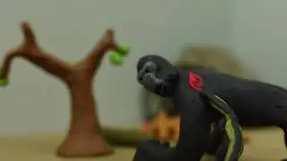 indo vs king kong | clay dinosaur fight