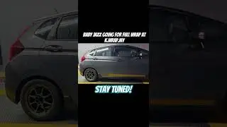 Full wrap for the Honda Jazz GK5 soon! #honda #jazz #gk5 #carwrap
