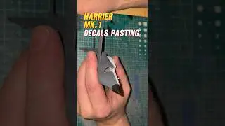 Harrier MK.1 build and paint process #scalemodel #scalemodelbuilding #modelaircraft #aircraft