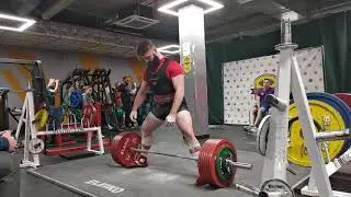 Dergunov Vladimir deadlift 351kg@105kg
