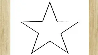 COMO DESENHAR UMA ESTRELA FÁCIL