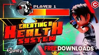 Creating a  Life Health system -  C# [ unity  3d fighting game tutorial ]