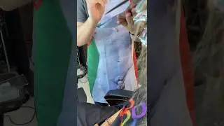 Mi movimiento haciendo mechas posiciones de los papeles aluminio o folils