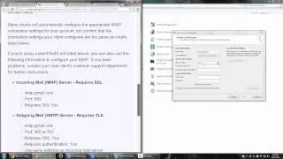 Hands-on: Configure GMail - IMAP on Outlook 2007