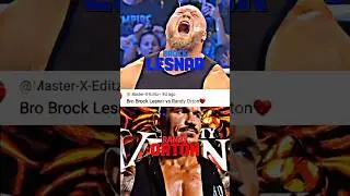 Brock Lesnar vs Randy Orton comparison 
