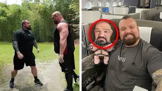When Eddie Hall & Brian Shaw Walk in Public (GIANTS!)