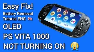 Oled PSVita NOT TURNING ON & NOT CHARGING Easy Fix! Tutorial ENG