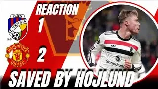 VIKTORIA PLZEN 1 MAN UTD 2 | HOJLUND PROVES HIS WORTH